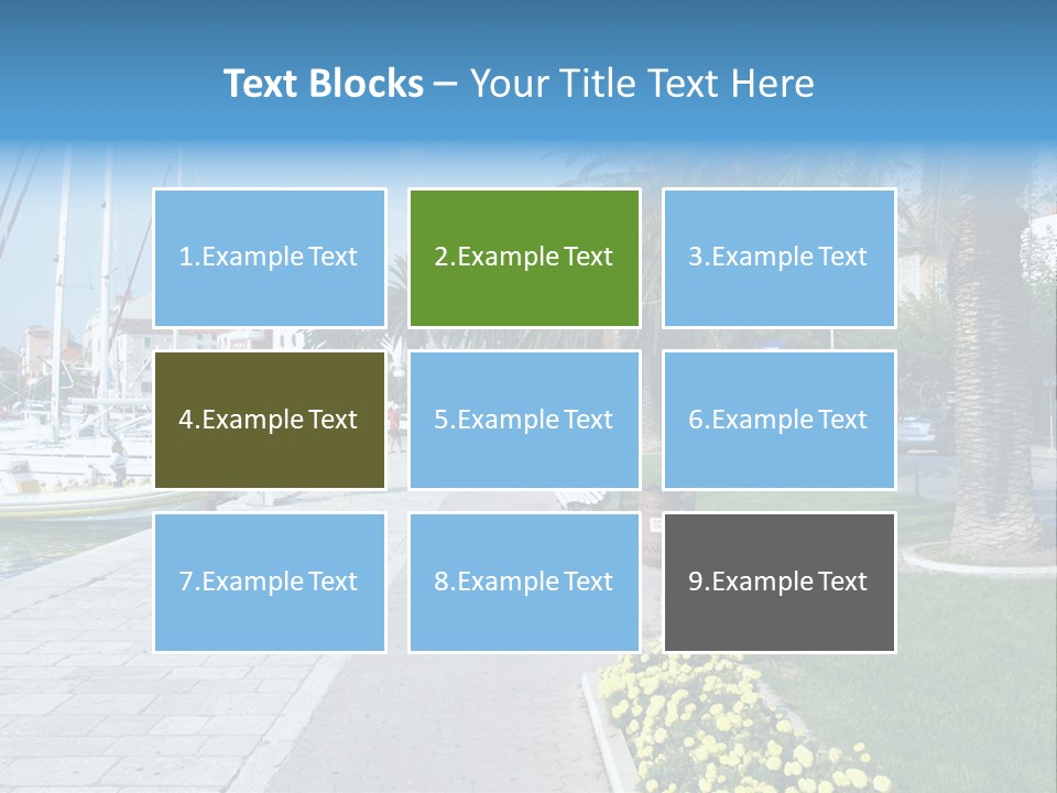 Makarska, Croatia PowerPoint Template