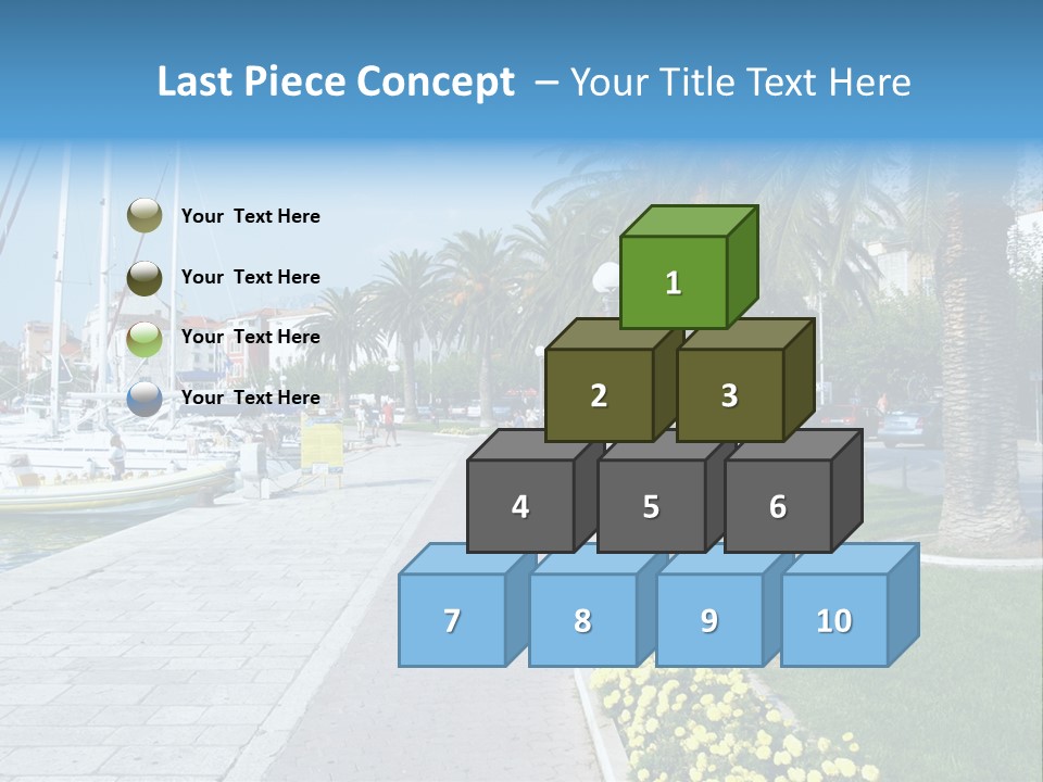 Makarska, Croatia PowerPoint Template