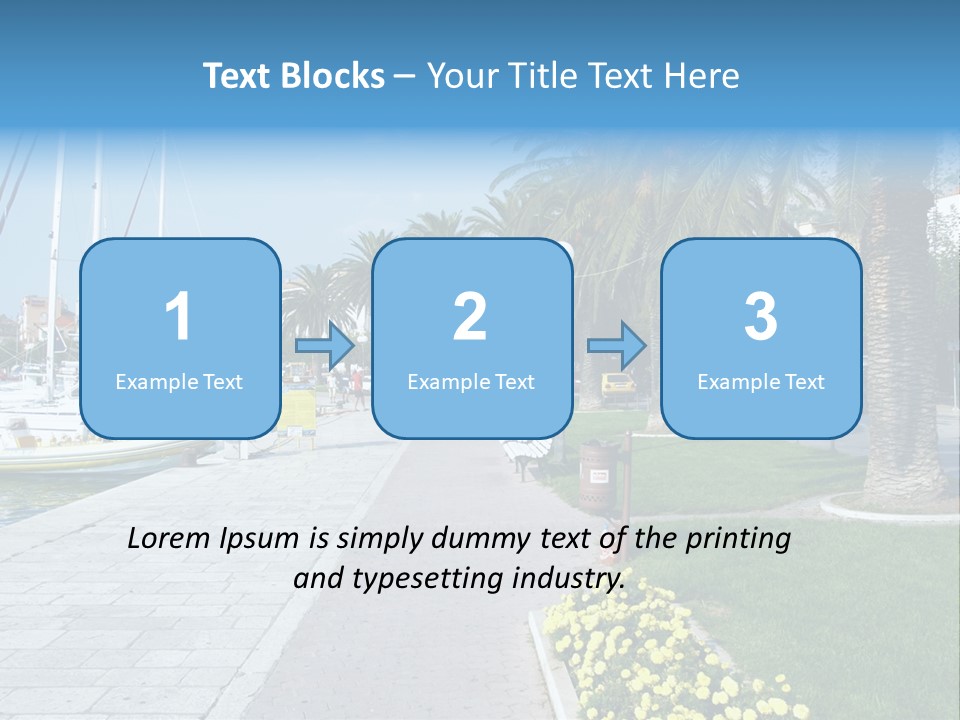 Makarska, Croatia PowerPoint Template