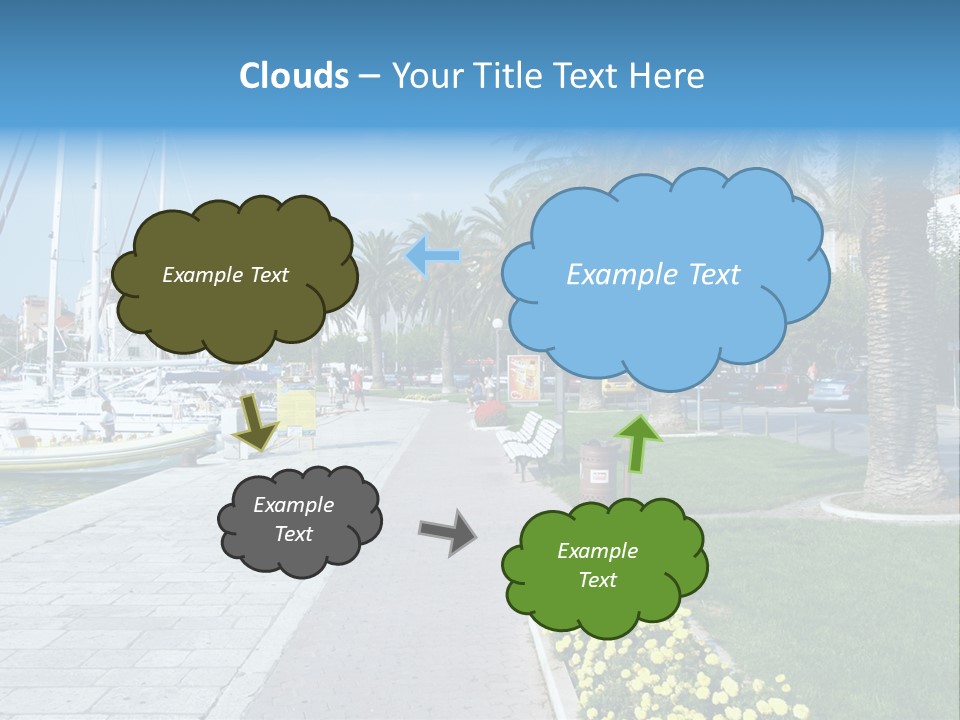 Makarska, Croatia PowerPoint Template