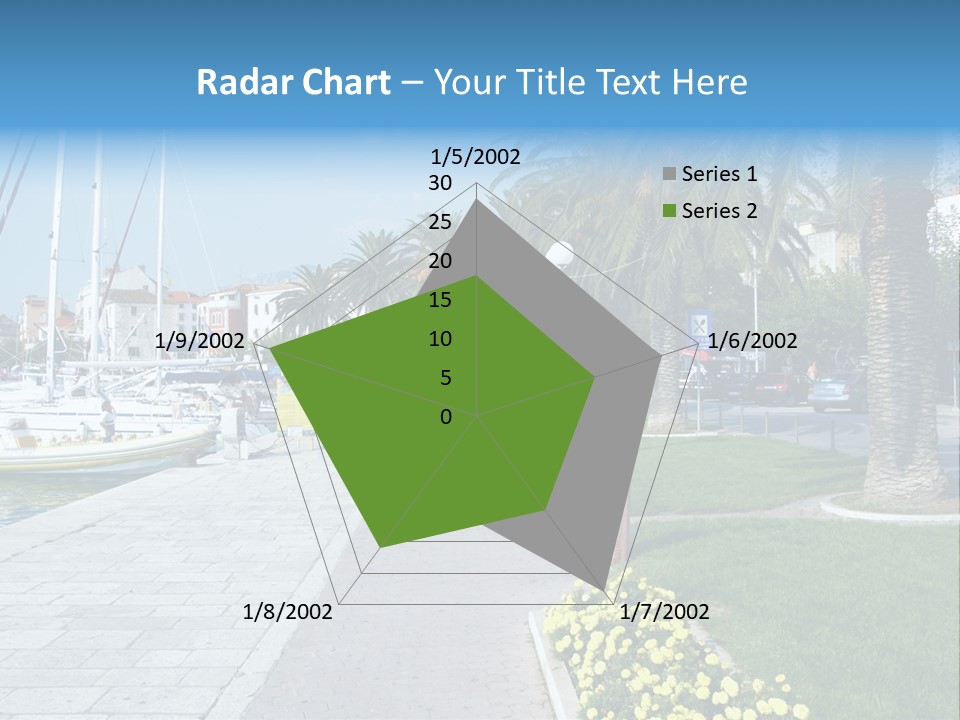 Makarska, Croatia PowerPoint Template