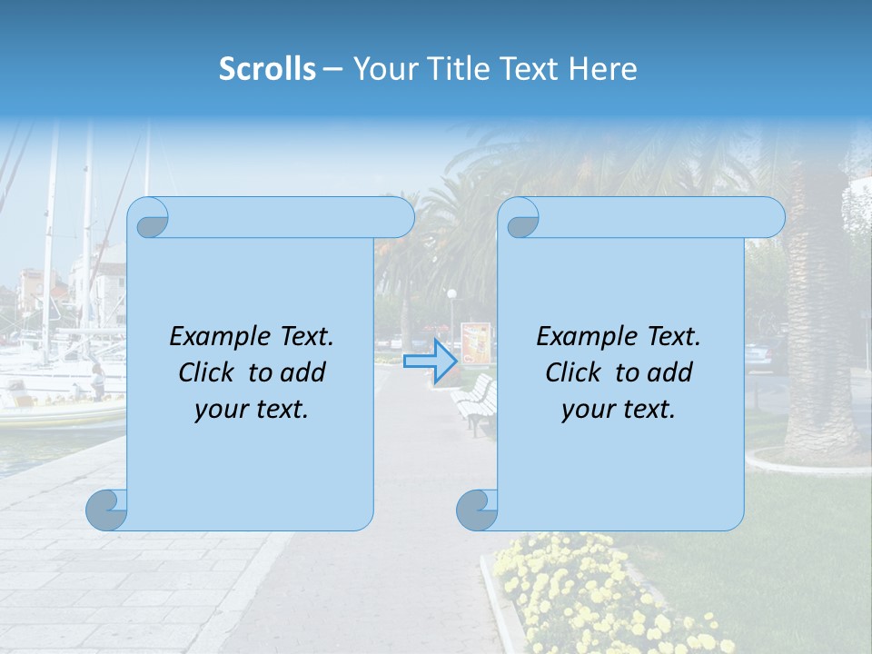 Makarska, Croatia PowerPoint Template