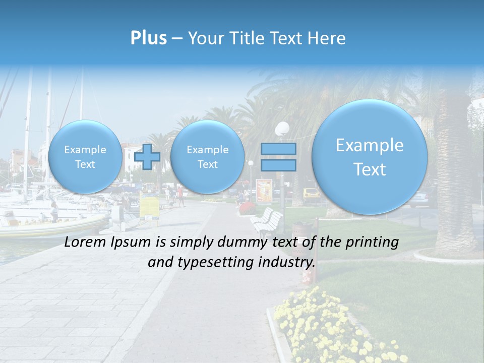 Makarska, Croatia PowerPoint Template
