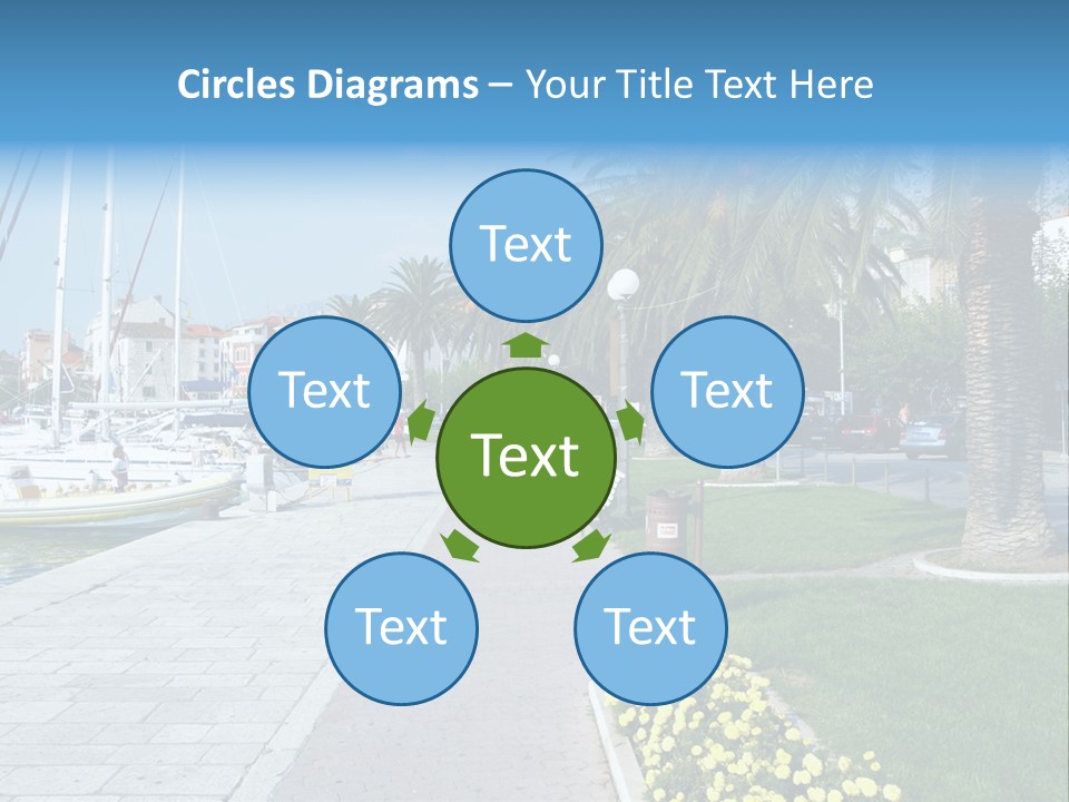 Makarska, Croatia PowerPoint Template