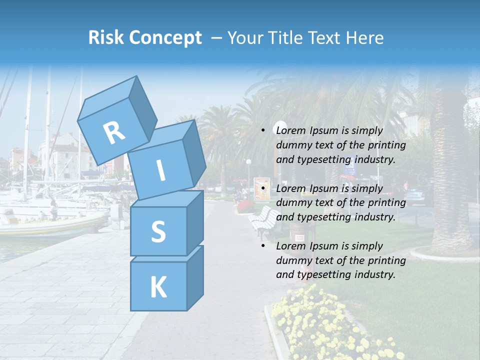 Makarska, Croatia PowerPoint Template