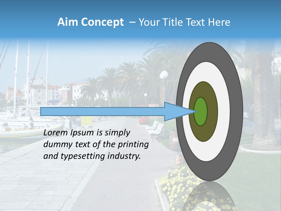 Makarska, Croatia PowerPoint Template