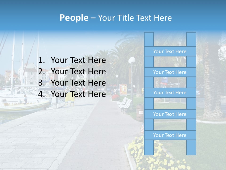 Makarska, Croatia PowerPoint Template