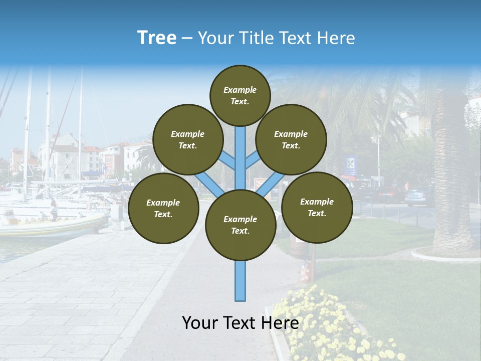 Makarska, Croatia PowerPoint Template