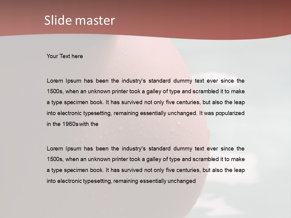 Pregnant Woman In A Pool PowerPoint Template