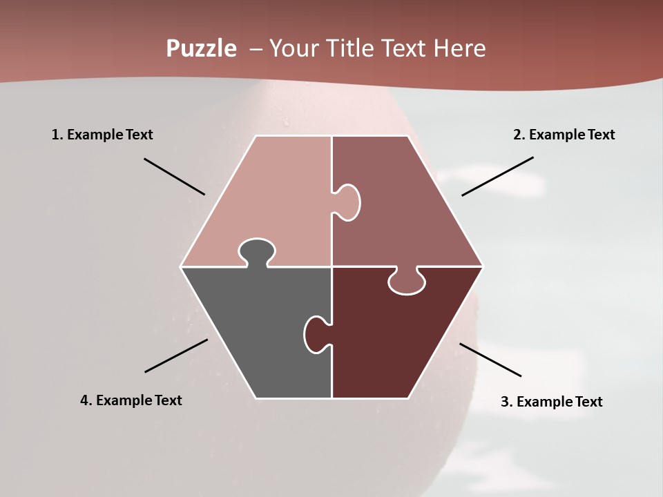 Pregnant Woman In A Pool PowerPoint Template