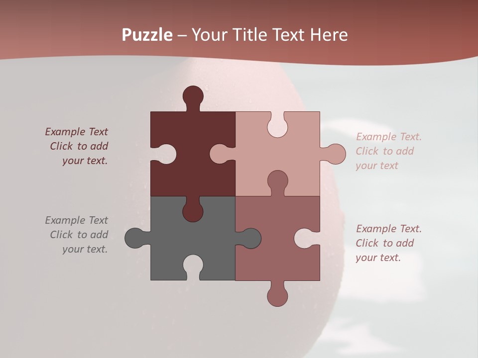 Pregnant Woman In A Pool PowerPoint Template