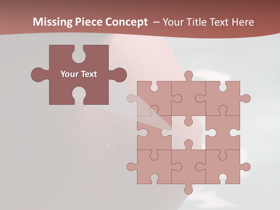 Pregnant Woman In A Pool PowerPoint Template