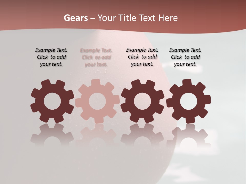 Pregnant Woman In A Pool PowerPoint Template