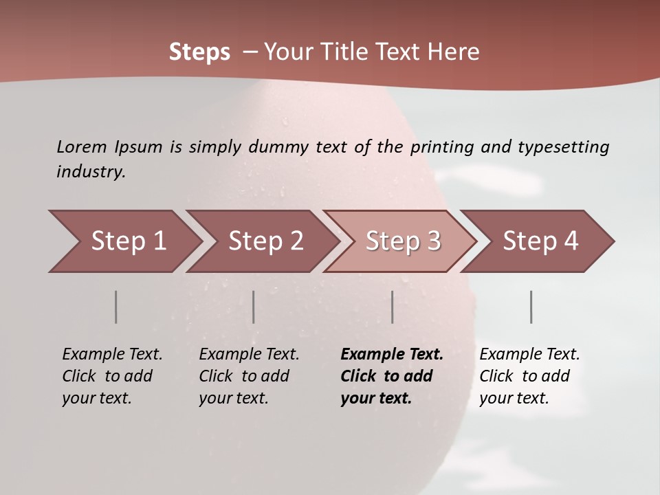 Pregnant Woman In A Pool PowerPoint Template
