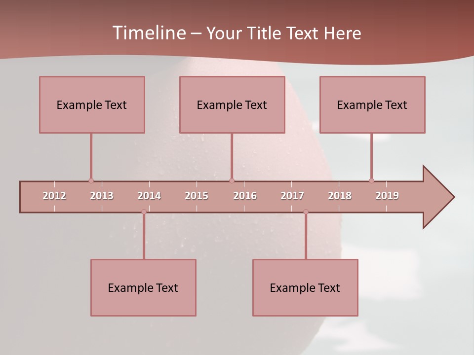 Pregnant Woman In A Pool PowerPoint Template