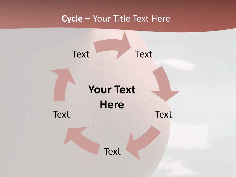 Pregnant Woman In A Pool PowerPoint Template