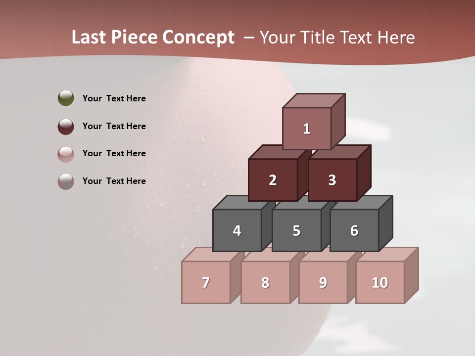 Pregnant Woman In A Pool PowerPoint Template