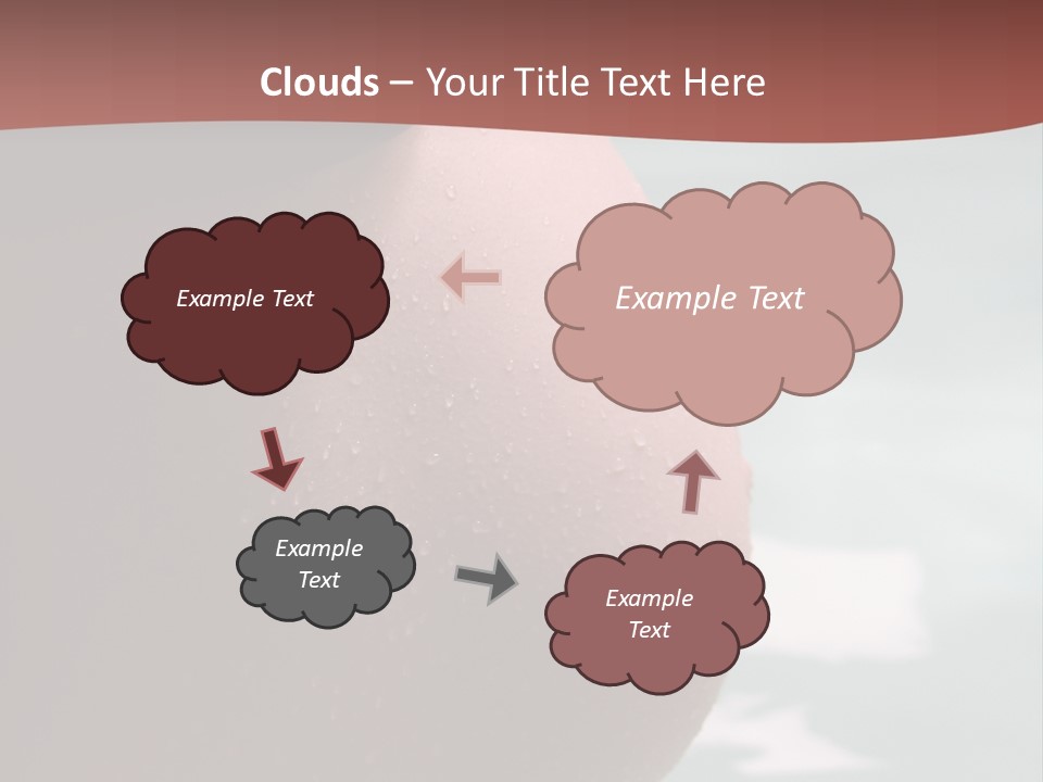 Pregnant Woman In A Pool PowerPoint Template