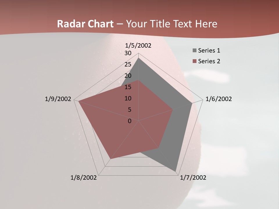 Pregnant Woman In A Pool PowerPoint Template