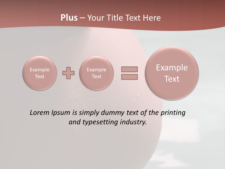 Pregnant Woman In A Pool PowerPoint Template