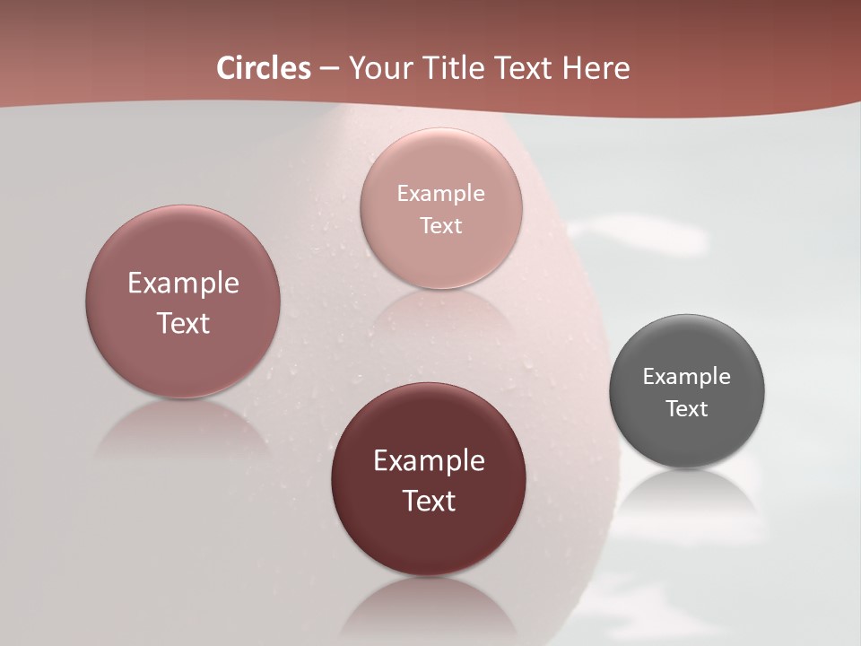 Pregnant Woman In A Pool PowerPoint Template