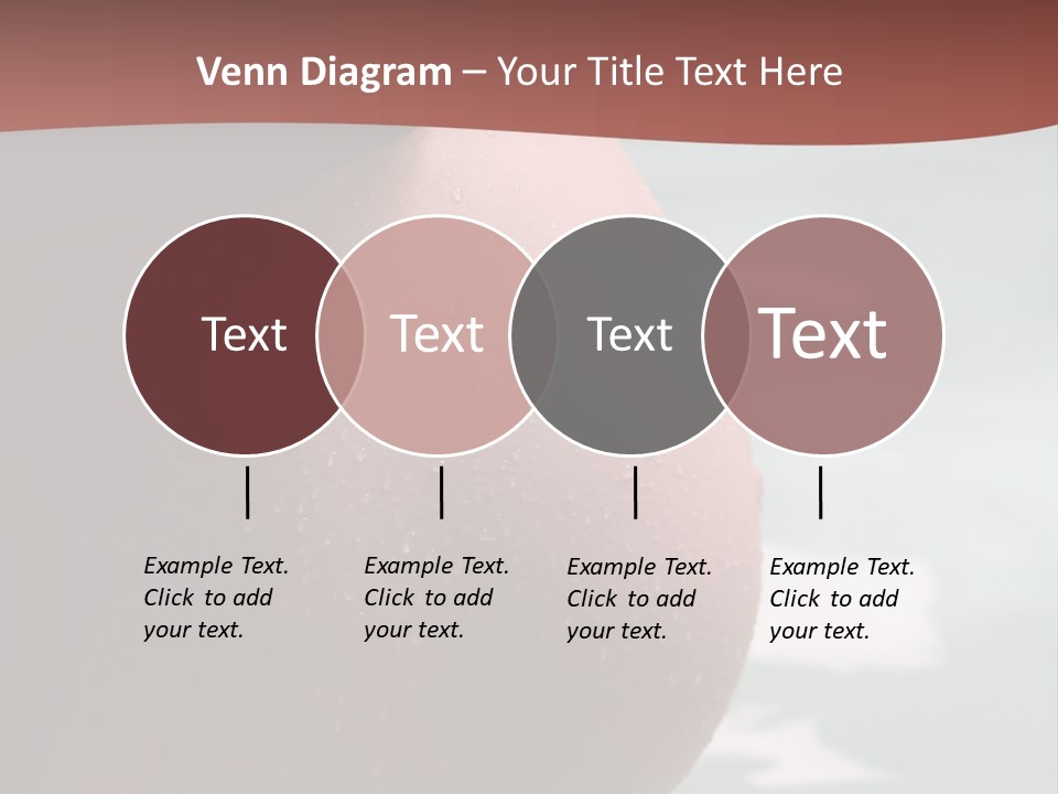 Pregnant Woman In A Pool PowerPoint Template