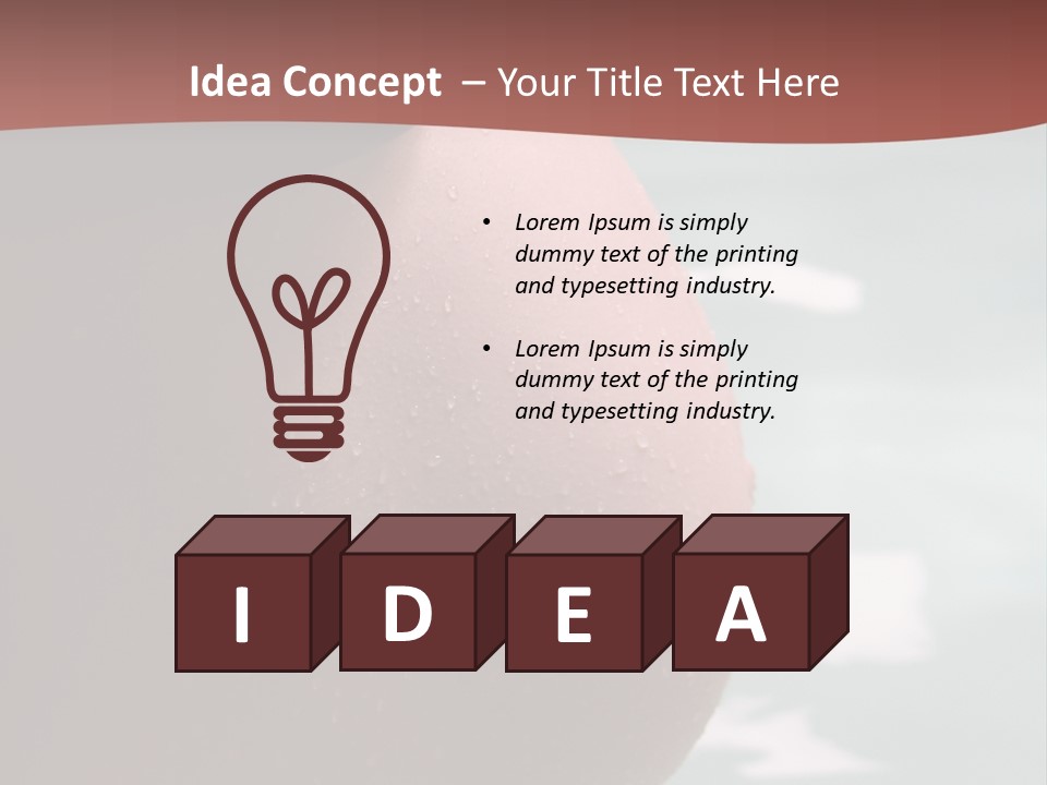 Pregnant Woman In A Pool PowerPoint Template