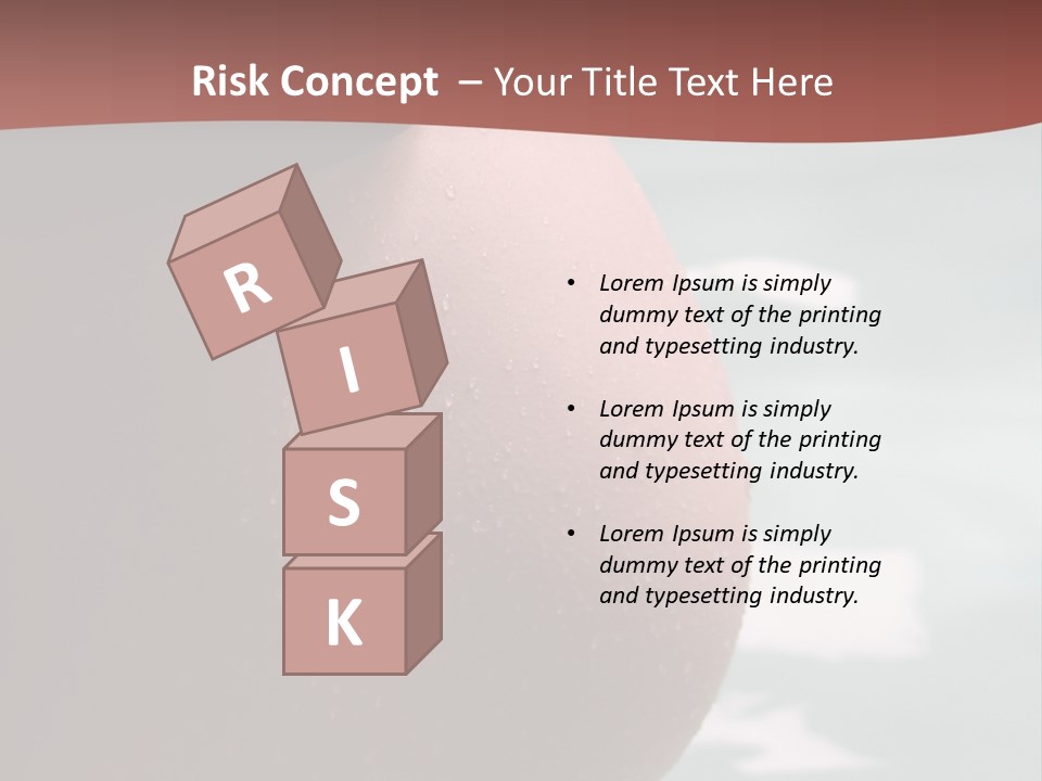 Pregnant Woman In A Pool PowerPoint Template