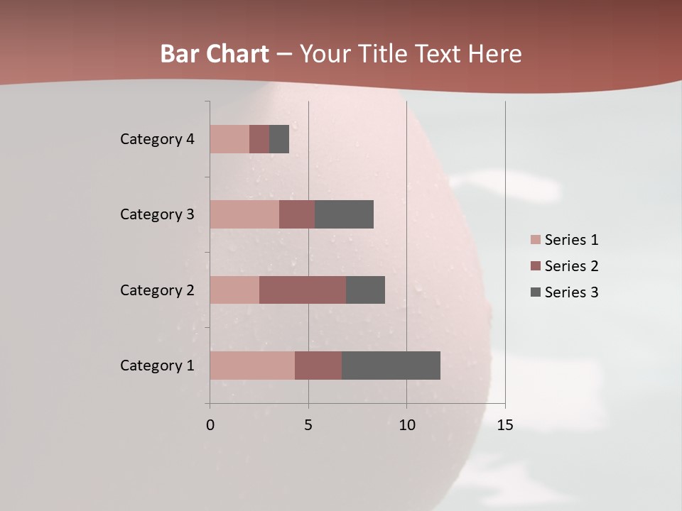 Pregnant Woman In A Pool PowerPoint Template