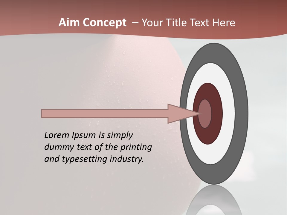 Pregnant Woman In A Pool PowerPoint Template