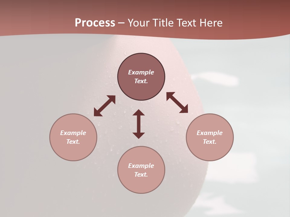 Pregnant Woman In A Pool PowerPoint Template