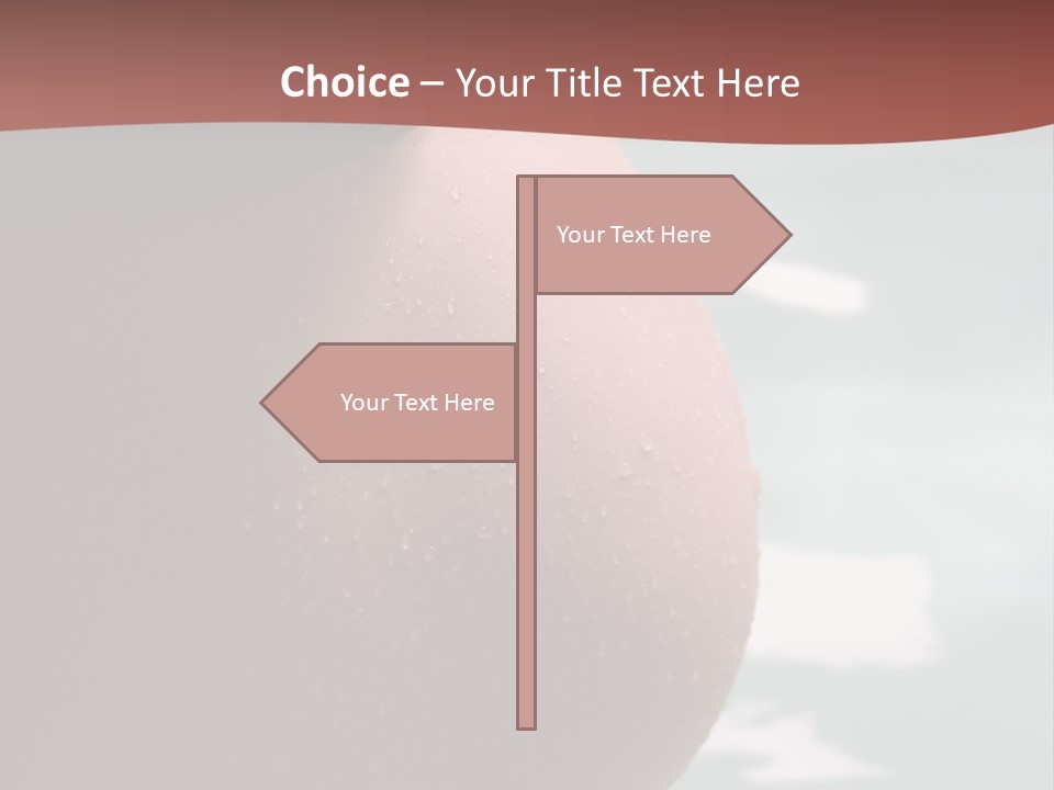 Pregnant Woman In A Pool PowerPoint Template