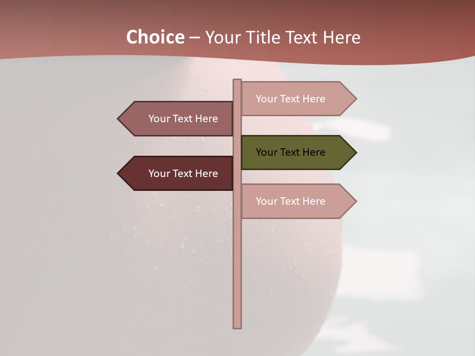 Pregnant Woman In A Pool PowerPoint Template