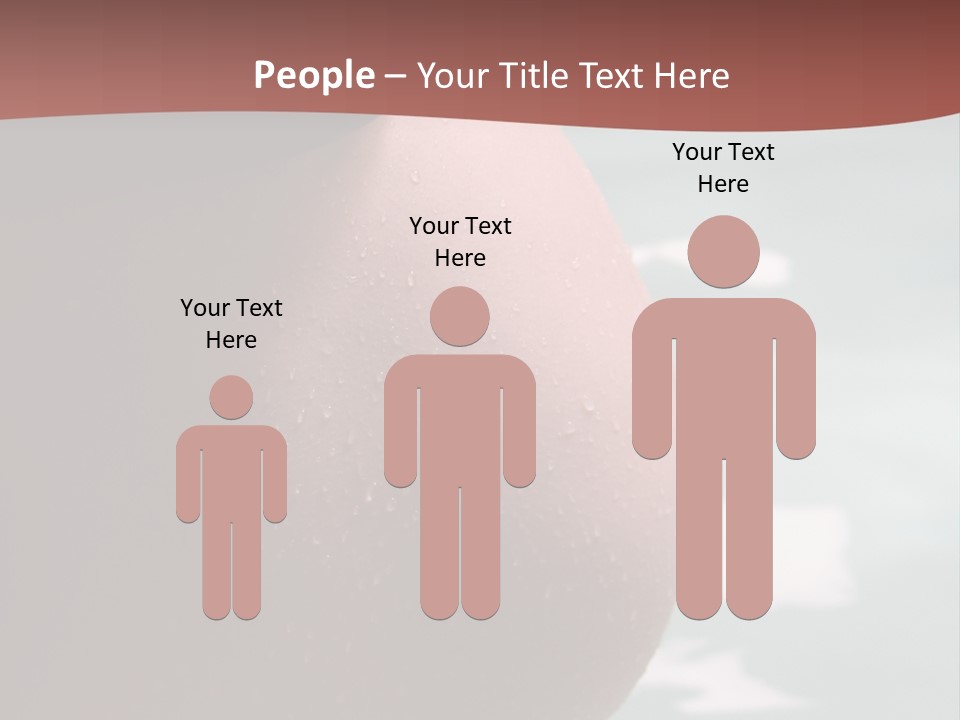 Pregnant Woman In A Pool PowerPoint Template