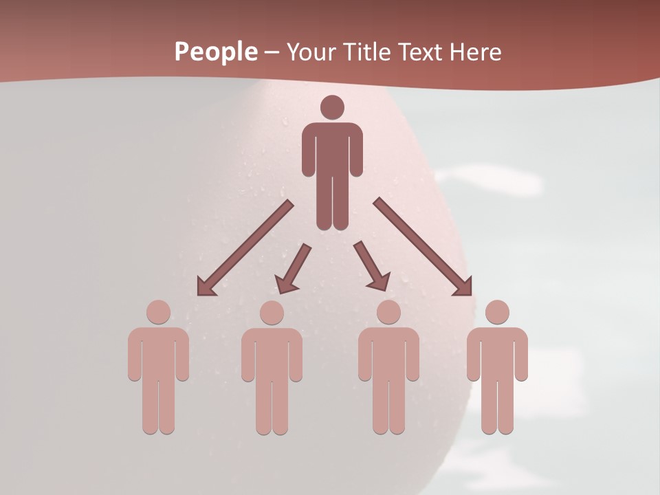 Pregnant Woman In A Pool PowerPoint Template