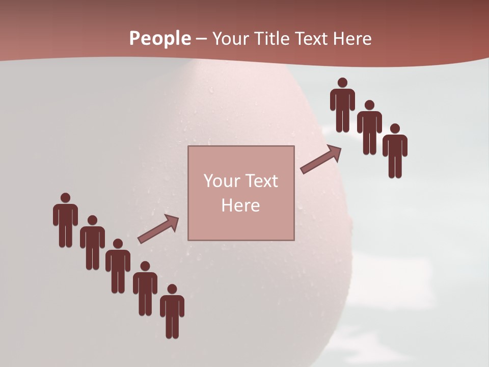 Pregnant Woman In A Pool PowerPoint Template