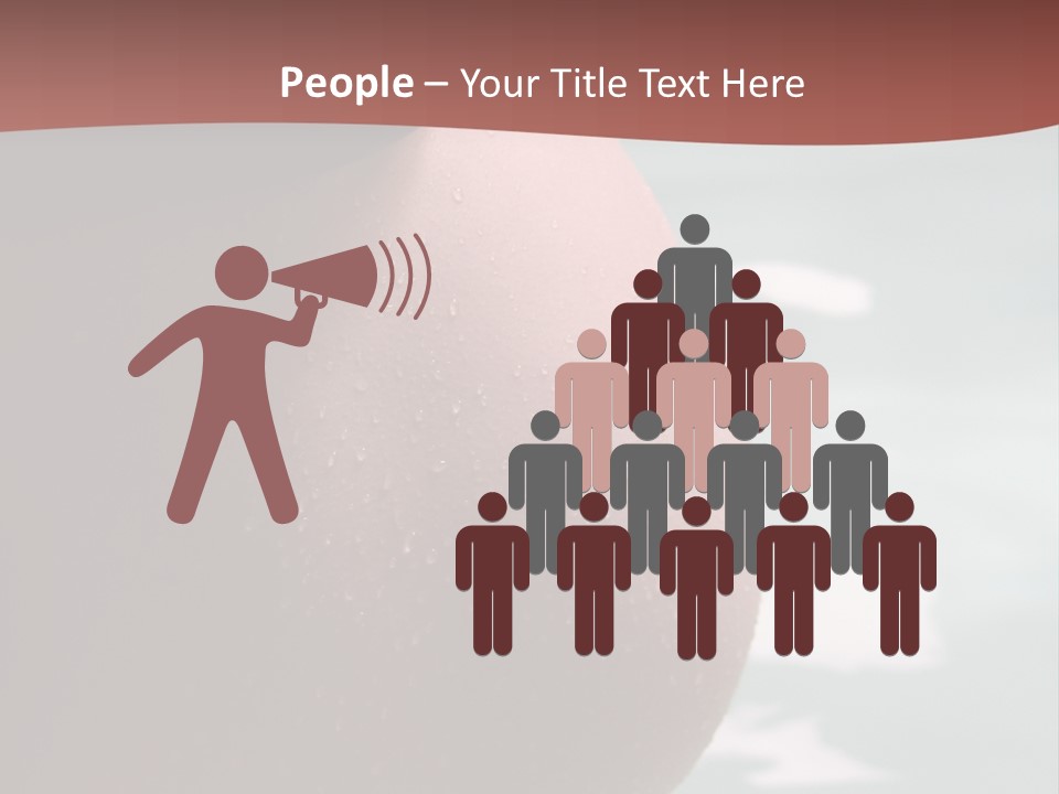 Pregnant Woman In A Pool PowerPoint Template