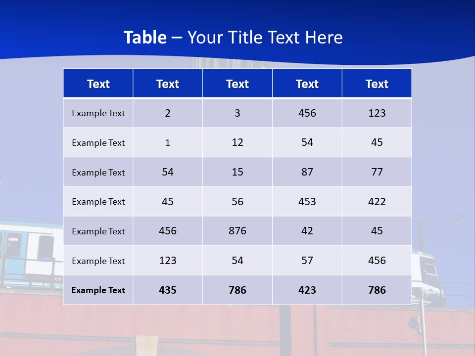 Tram In Manchester, Uk PowerPoint Template
