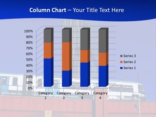 Tram In Manchester, Uk PowerPoint Template