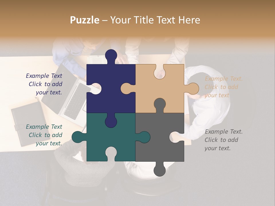 Building Strategy - Business People Meeting PowerPoint Template