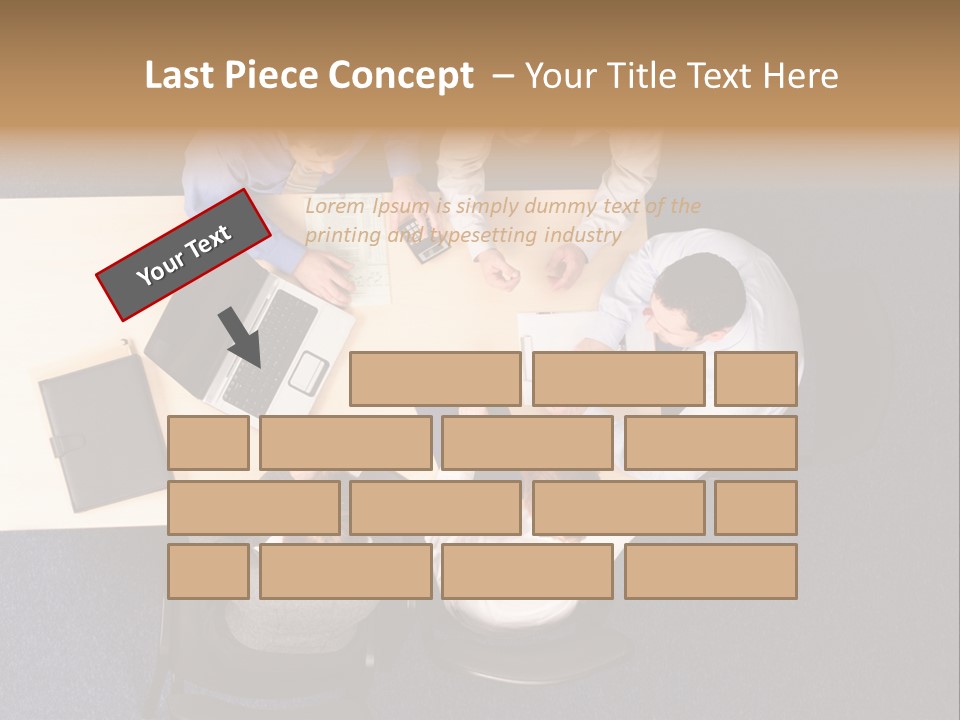 Building Strategy - Business People Meeting PowerPoint Template