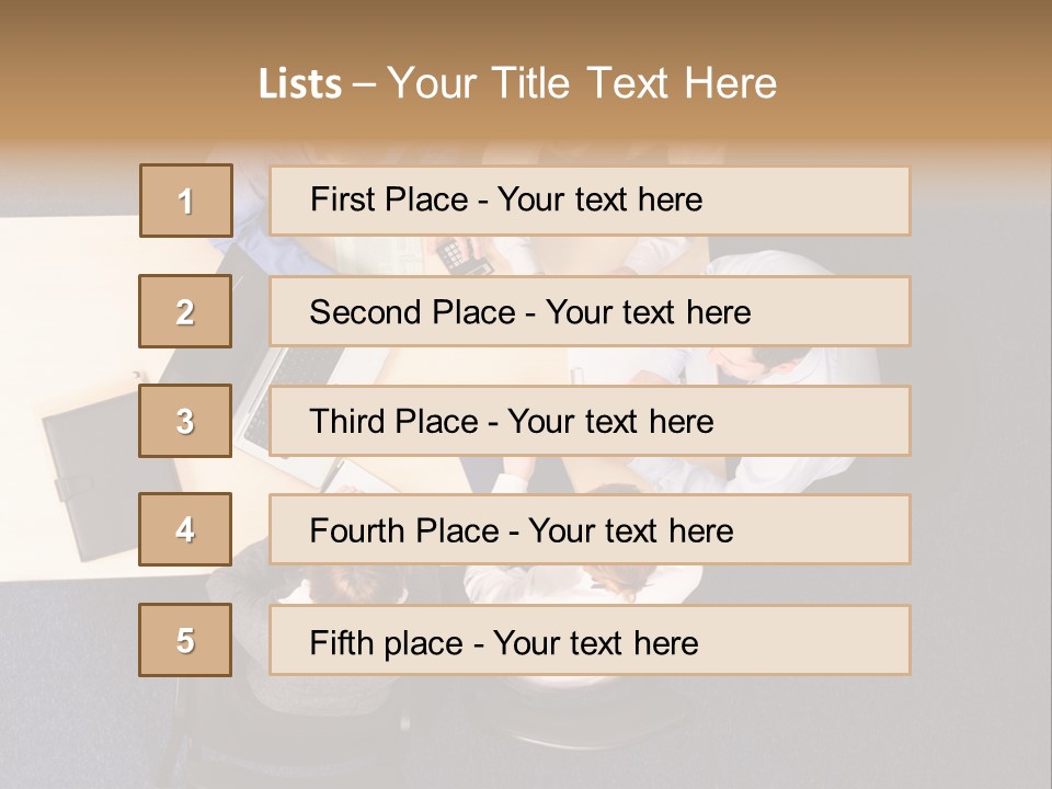 Building Strategy - Business People Meeting PowerPoint Template