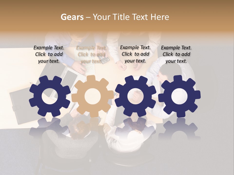 Building Strategy - Business People Meeting PowerPoint Template