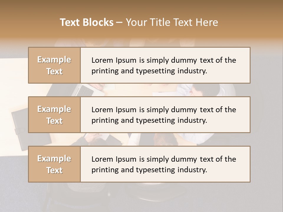 Building Strategy - Business People Meeting PowerPoint Template