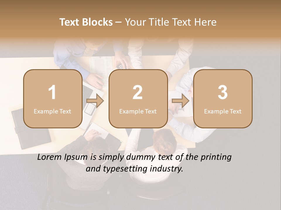Building Strategy - Business People Meeting PowerPoint Template