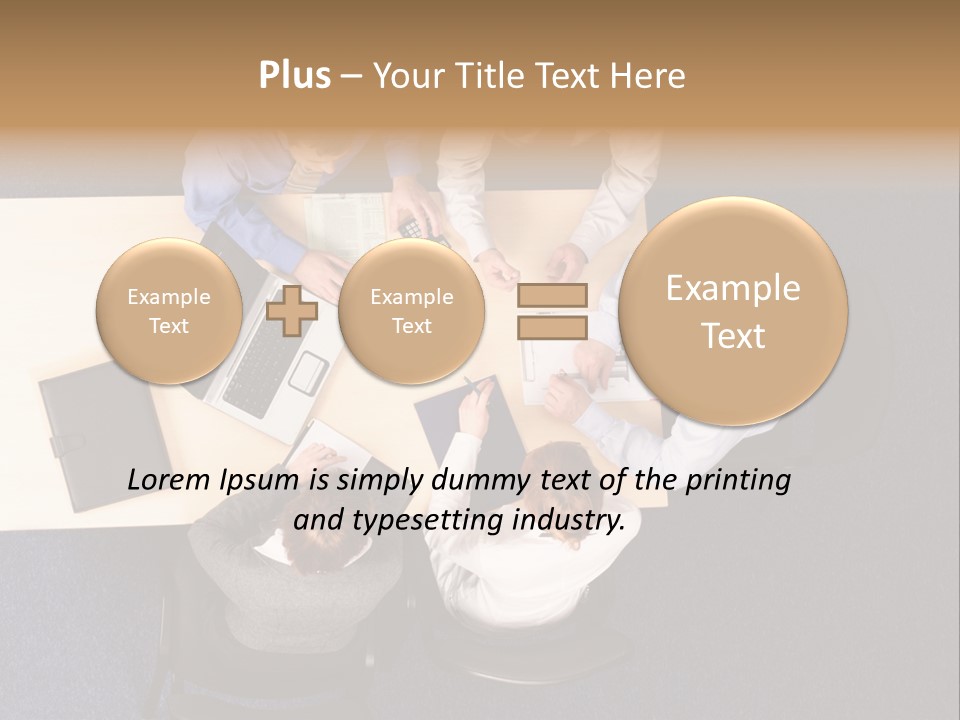 Building Strategy - Business People Meeting PowerPoint Template