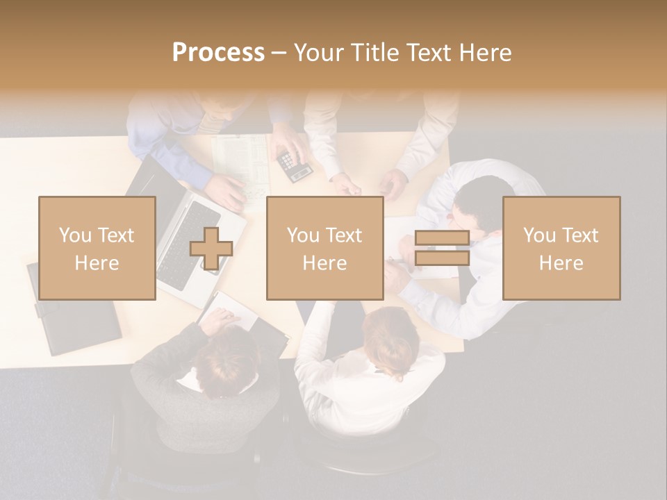 Building Strategy - Business People Meeting PowerPoint Template