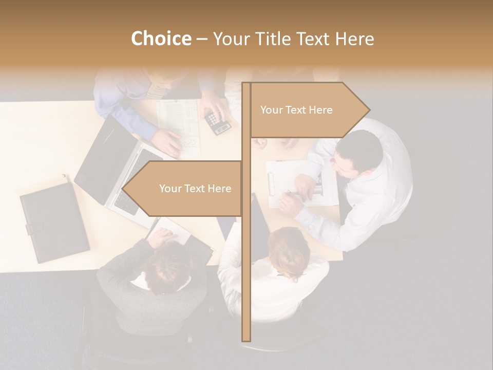 Building Strategy - Business People Meeting PowerPoint Template