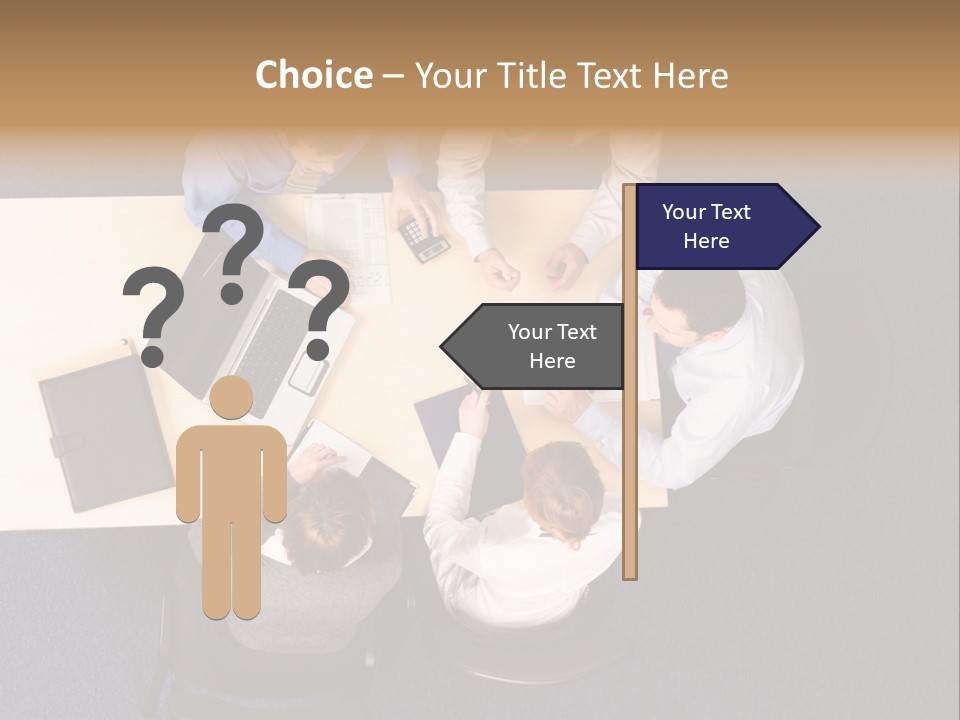 Building Strategy - Business People Meeting PowerPoint Template