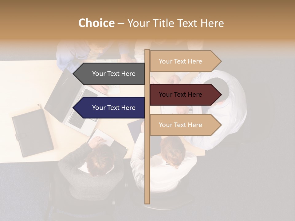 Building Strategy - Business People Meeting PowerPoint Template